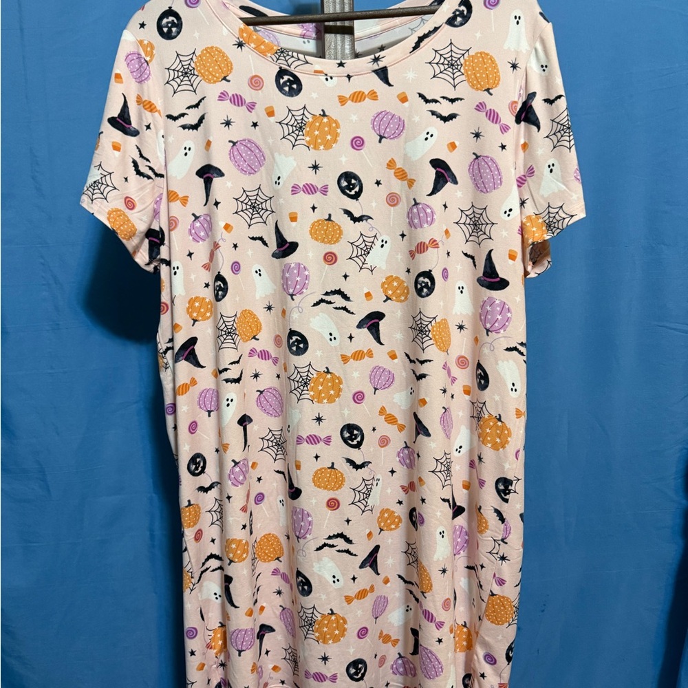 Jaclyn New York Halloween Themed sleep Dress with Fun Prints